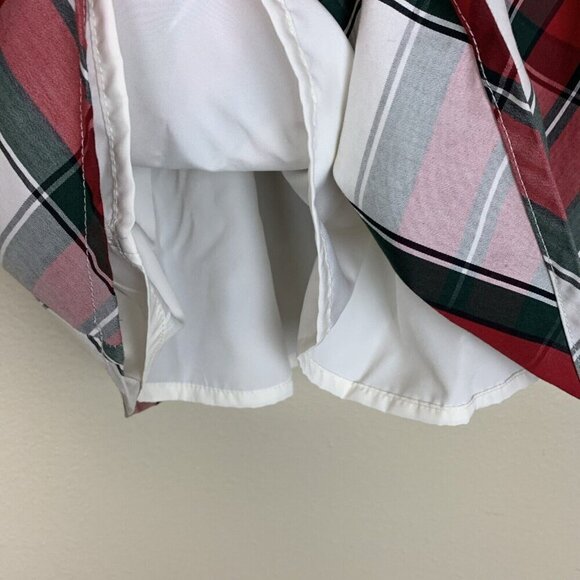 Carter's Short Sleeve Plaid Holiday Dress Tartan Red Christmas Girls 24 Months - Picture 6 of 11